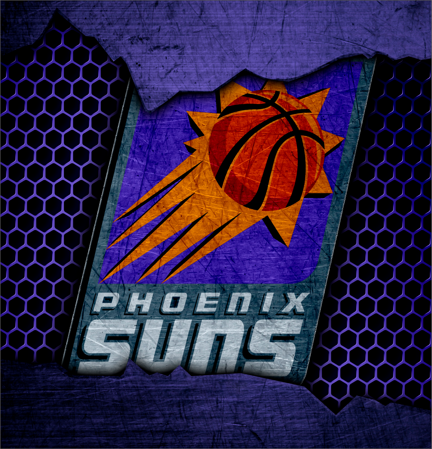 PRE-MADE ADHESIVE TRAY TABLE PRINTS (20" X 16") - BASKETBALL #2