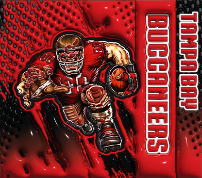 PRE-MADE ADHESIVE TRAY TABLE PRINTS (20" X 15.25") - FOOTBALL (3D MASCOT)