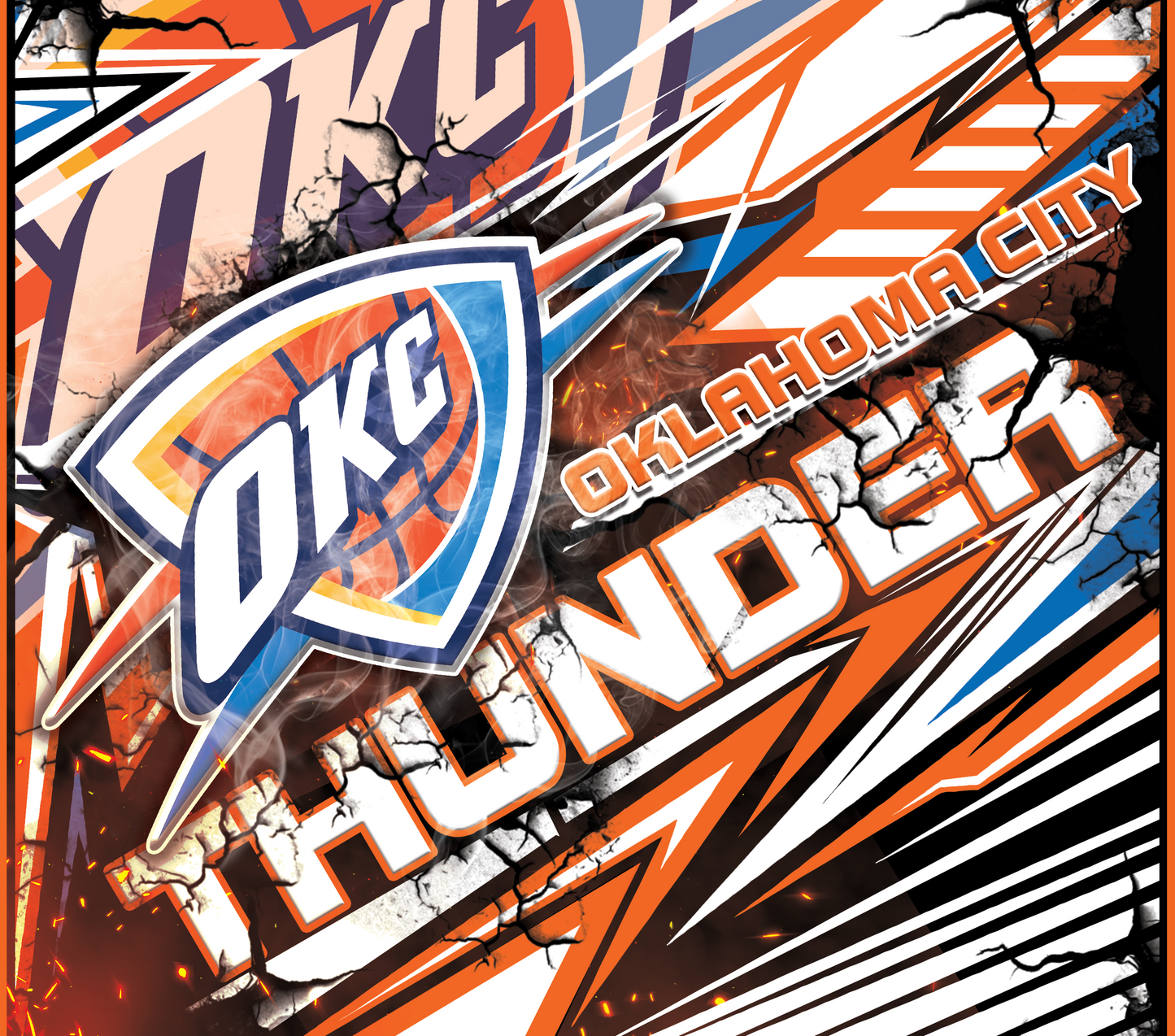 PRE-MADE ADHESIVE TRAY TABLE PRINTS (20" X 16") - BASKETBALL #1