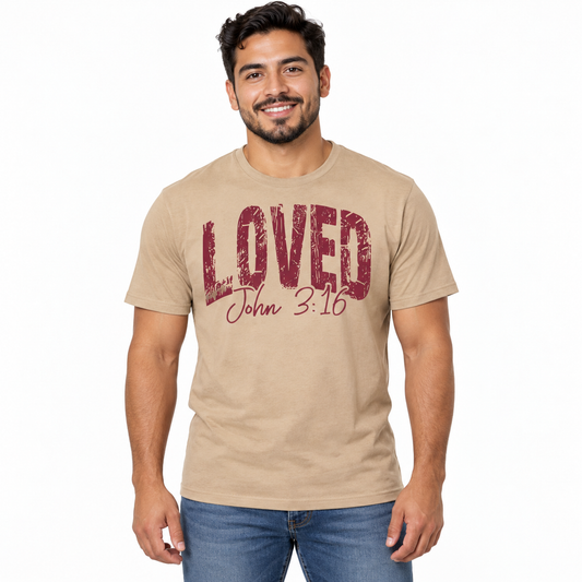 Loved (Screenprint Transfer)