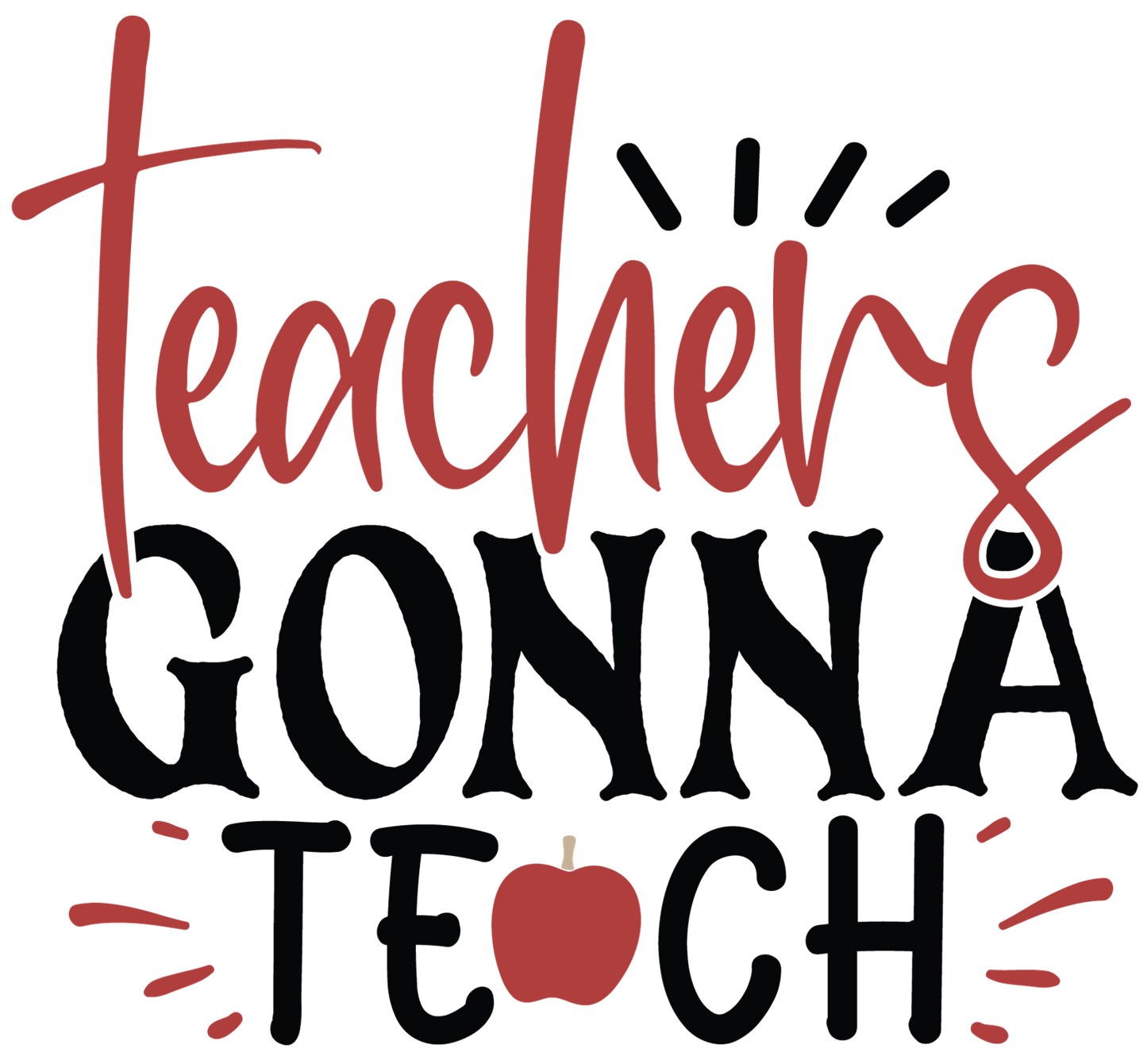 $2 Wholesale - TEACHER T-Shirt Sublimation Transfers