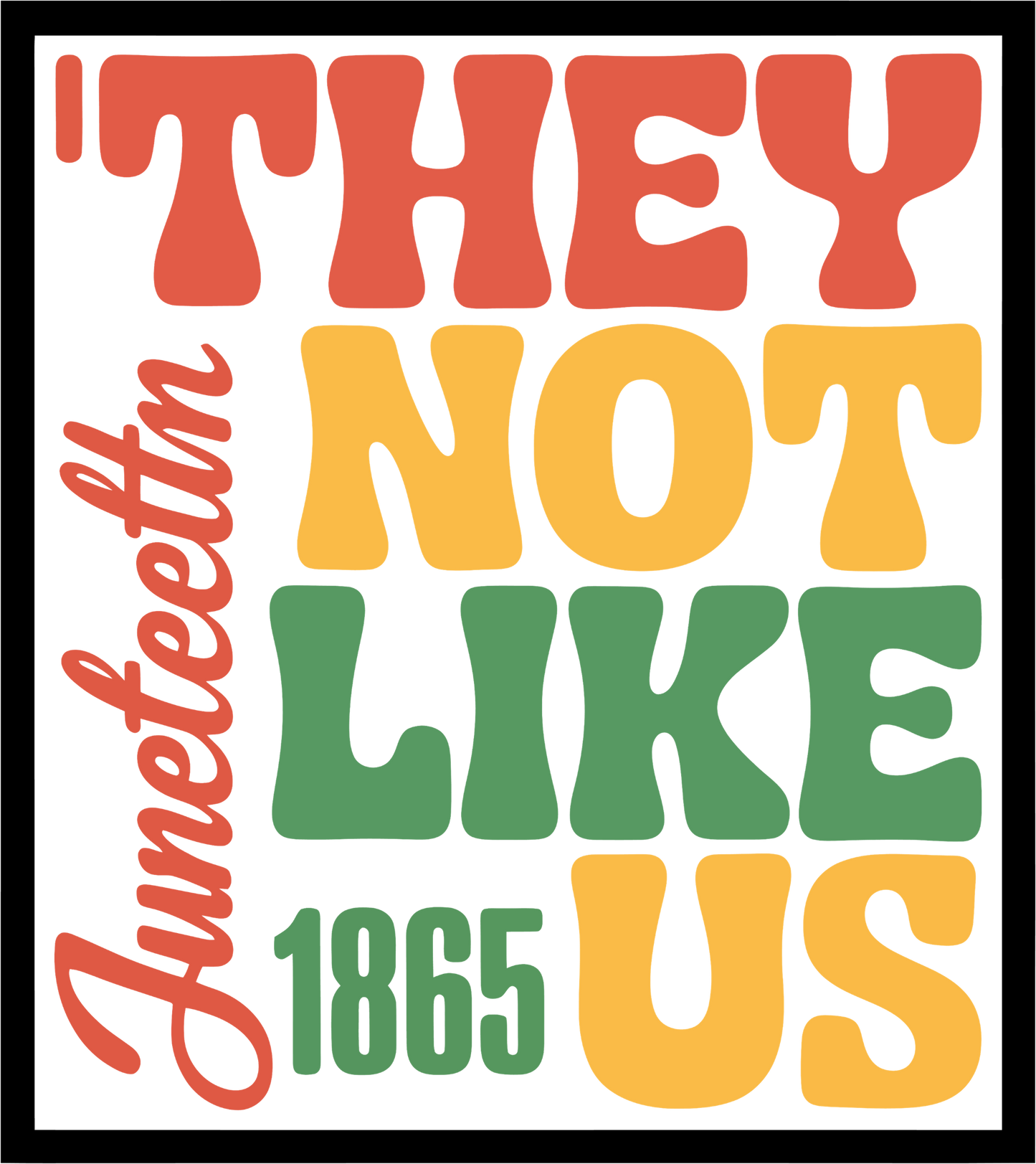 $2 Wholesale - JUNETEENTH RETRO Sublimation T-Shirt Transfers