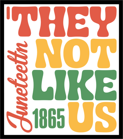 $2 Wholesale - JUNETEENTH RETRO Sublimation T-Shirt Transfers