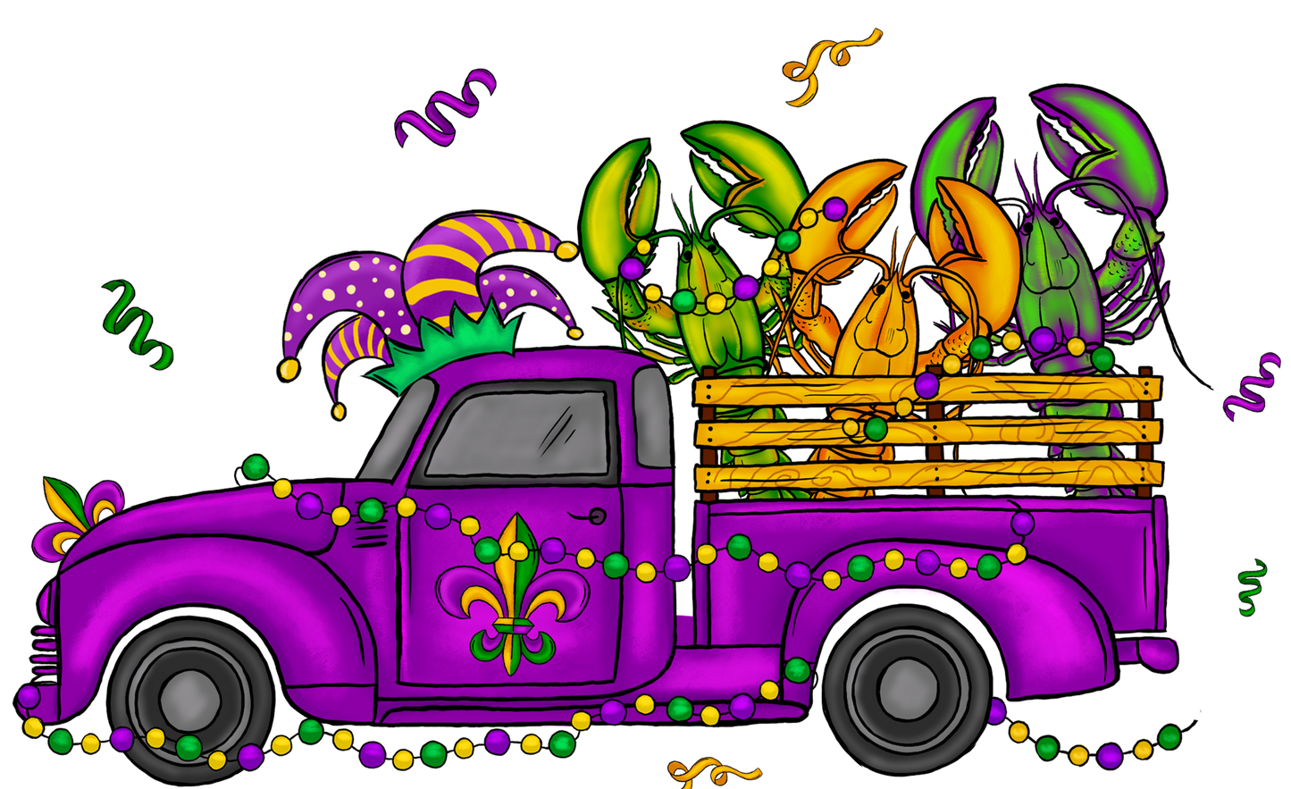 $2 Tuesday ONLY - Mardi Gras Sublimation Transfers