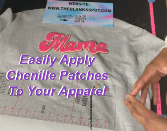 Easily Apply Chenille Patches To Your Apparel (Digital)