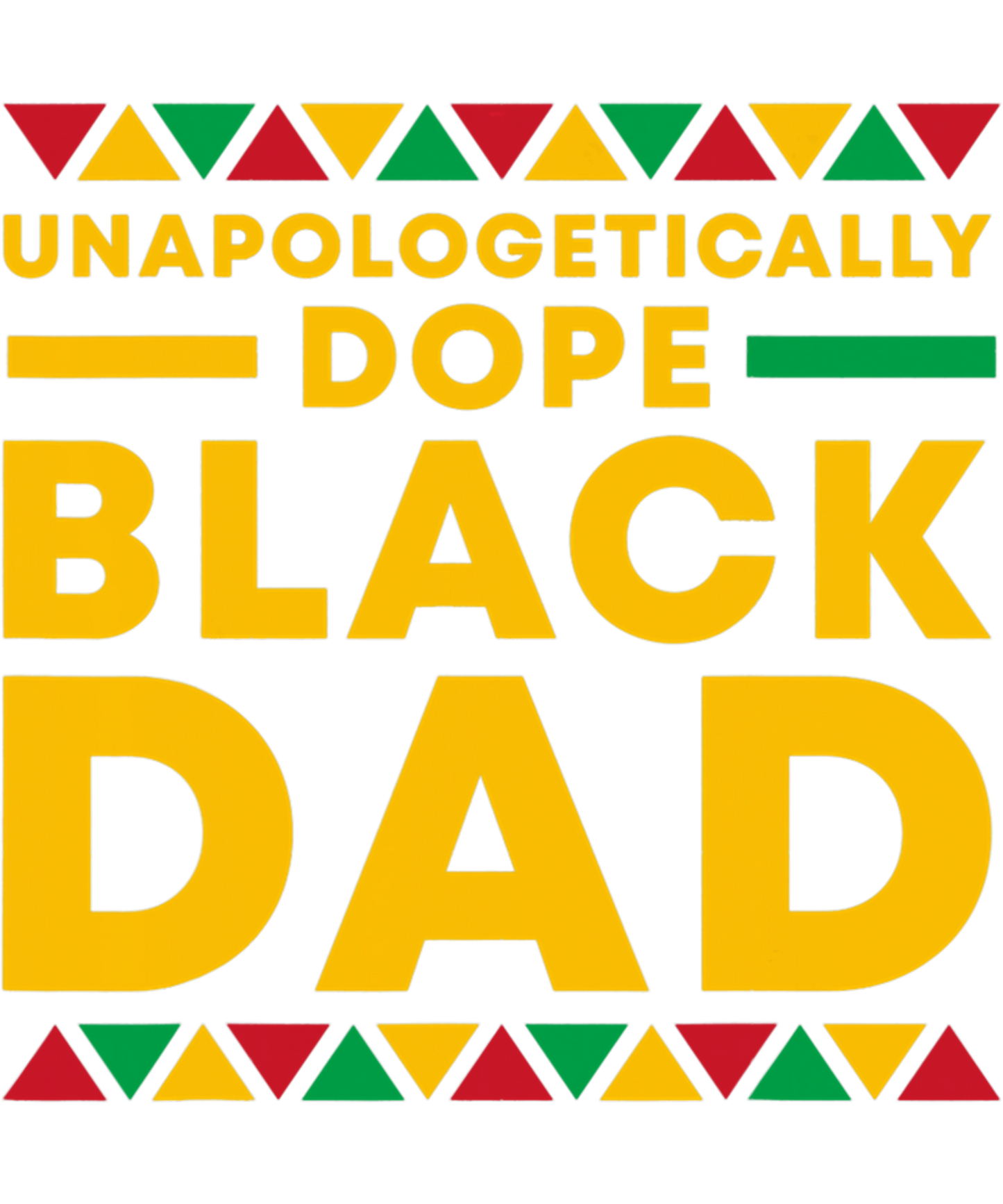BLK DAD T-Shirt Sublimation Transfers (Singles)