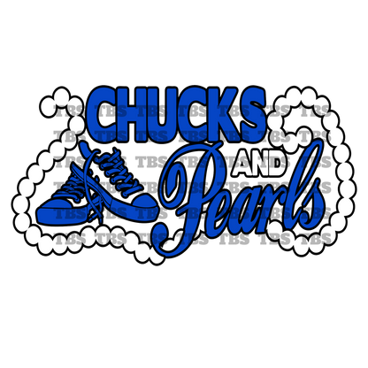 Chucks & Pearls Transfer