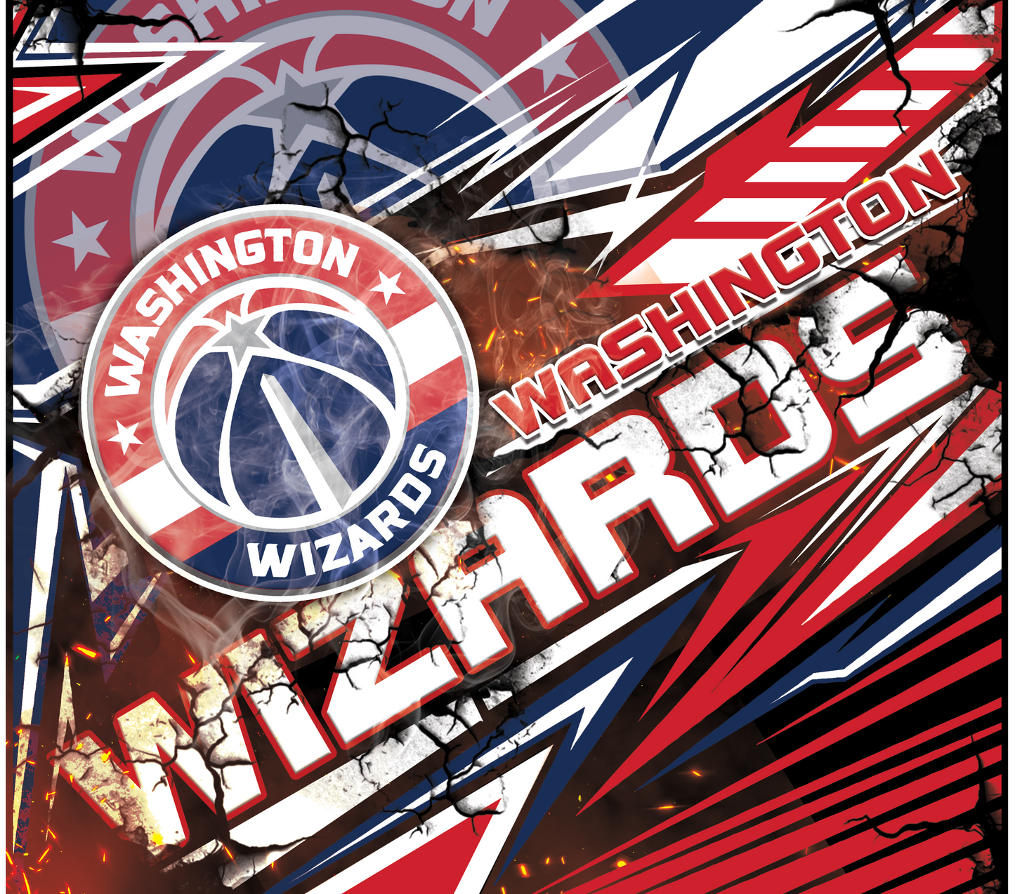 PRE-MADE ADHESIVE TRAY TABLE PRINTS (20" X 16") - BASKETBALL #1