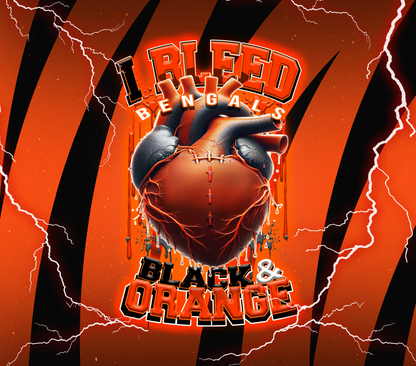 PRE-MADE ADHESIVE TRAY TABLE PRINTS (20" X 15.25") - FOOTBALL (I Bleed)