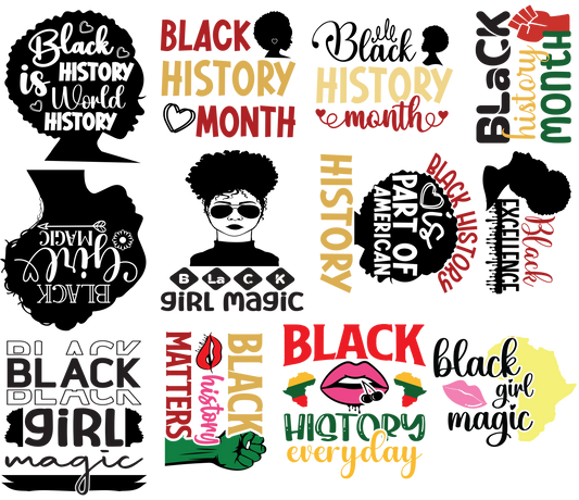 Black History_2 Sublimation Gang Sheet