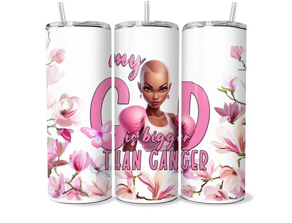 Pink Ribbon (Tumbler Wraps) (Sublimation)