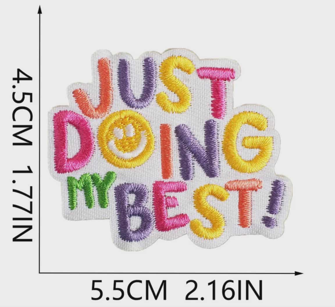 MOTIVATIONAL (Small) Hat/Misc Patches
