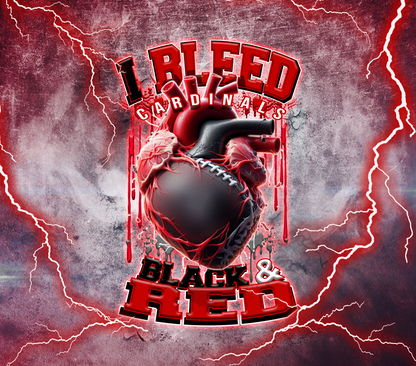 PRE-MADE ADHESIVE TRAY TABLE PRINTS (20" X 15.25") - FOOTBALL (I Bleed)