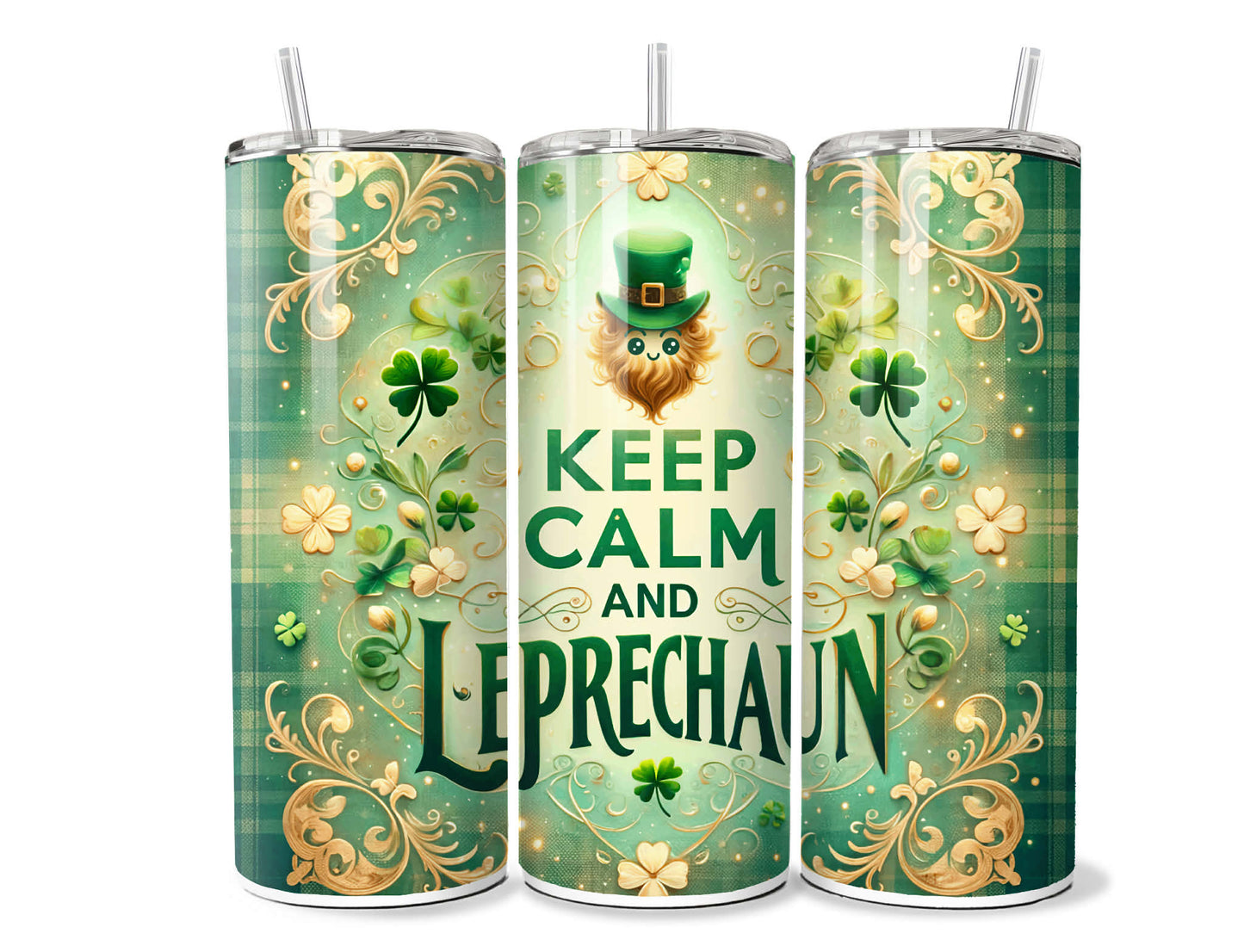 St. Patrick's Day TUMBLER Wrap Sublimation Transfers