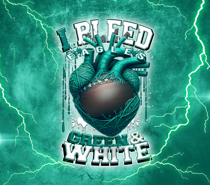 PRE-MADE ADHESIVE TRAY TABLE PRINTS (20" X 15.25") - FOOTBALL (I Bleed)