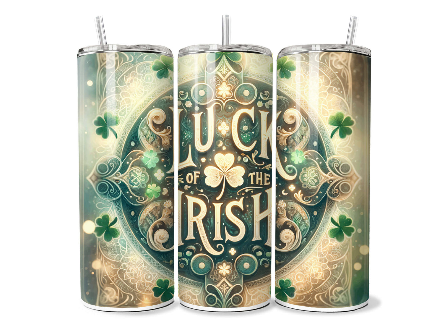 St. Patrick's Day TUMBLER Wrap Sublimation Transfers