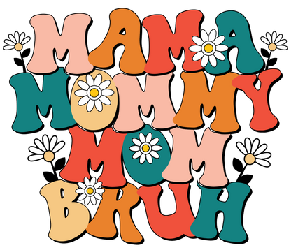 MOM RETRO (SINGLE) SUBLIMATION Transfers