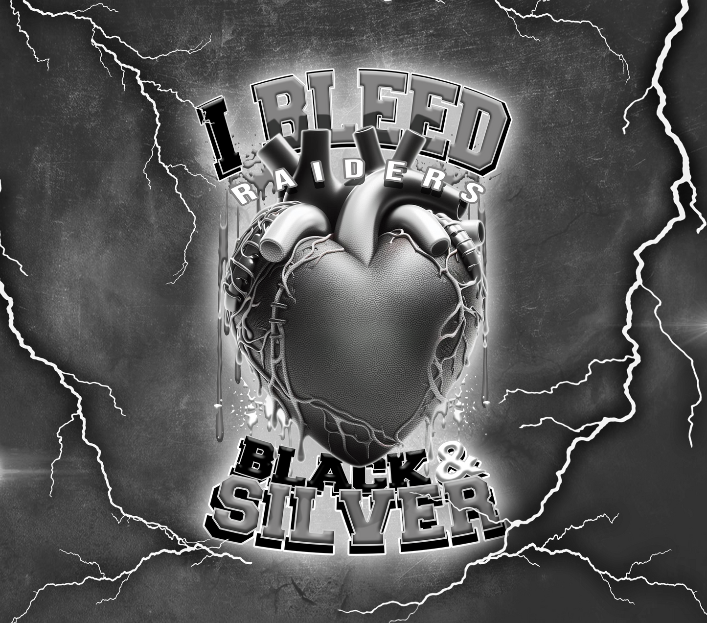 PRE-MADE ADHESIVE TRAY TABLE PRINTS (20" X 15.25") - FOOTBALL (I Bleed)