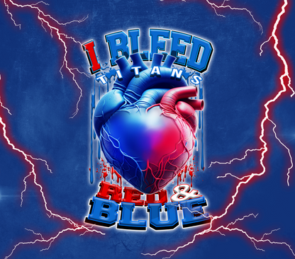 PRE-MADE ADHESIVE TRAY TABLE PRINTS (20" X 15.25") - FOOTBALL (I Bleed)