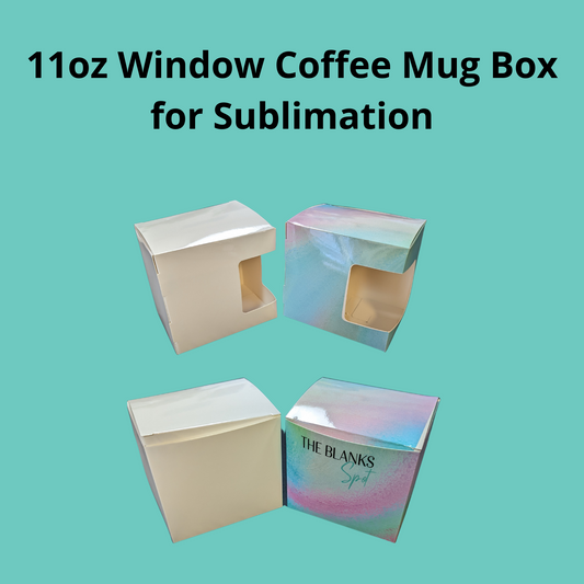 11oz Sublimation Coffee Mug Box (BOX ONLY)