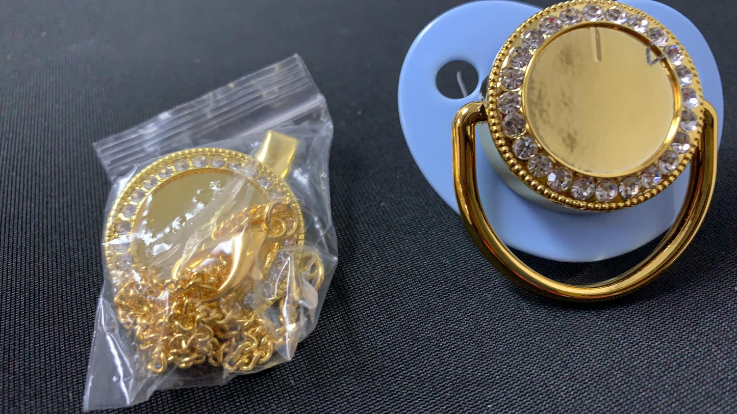 Baby Pacifiers for Sublimation (Bling)