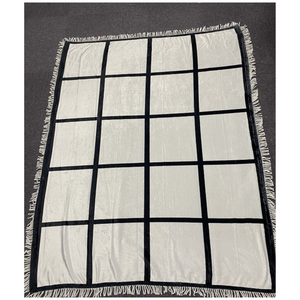 20 Panel Sublimation Throw Velvet Blanket