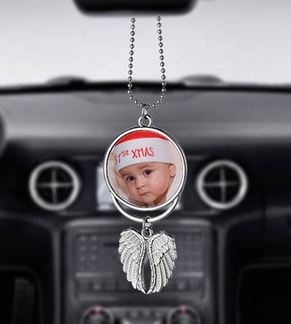 Angel Wing Car Pendant (Double-Sided)