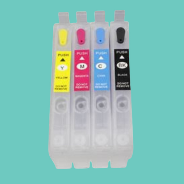 812XL Refillable Ink Cartridge - With Chip, Without Chip or Chips Only - Compatible for EPSON
