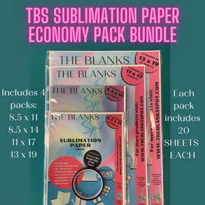 TBS SUBLIMATION PAPER ECONOMY PACK BUNDLE