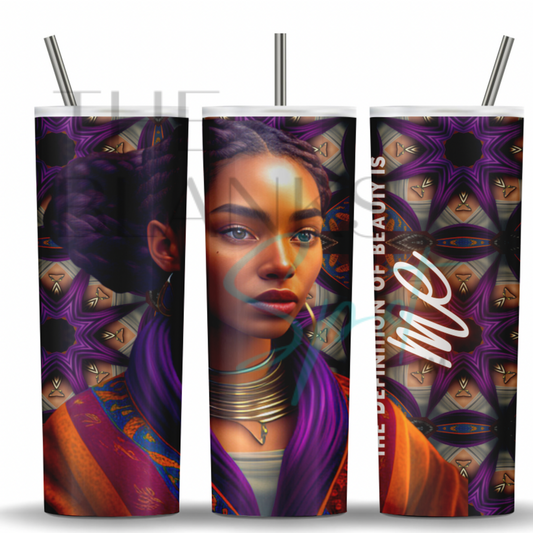 Definition of Beauty Tumbler Wrap (Digital Design)