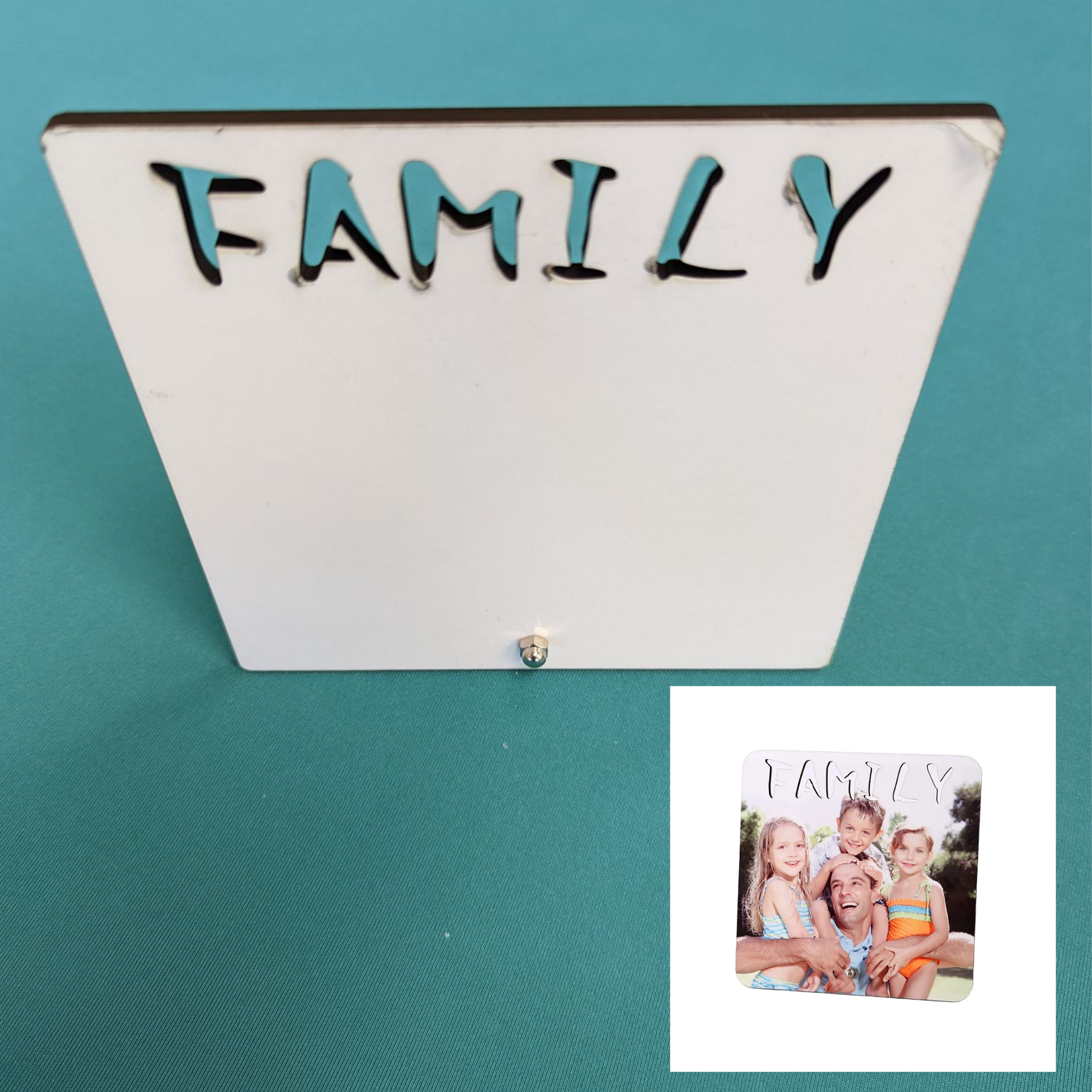 FAMILY Photo Frame for Sublimation
