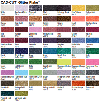 Stahls' CAD-CUT® GLITTER FLAKE HTV – The Blanks Spot