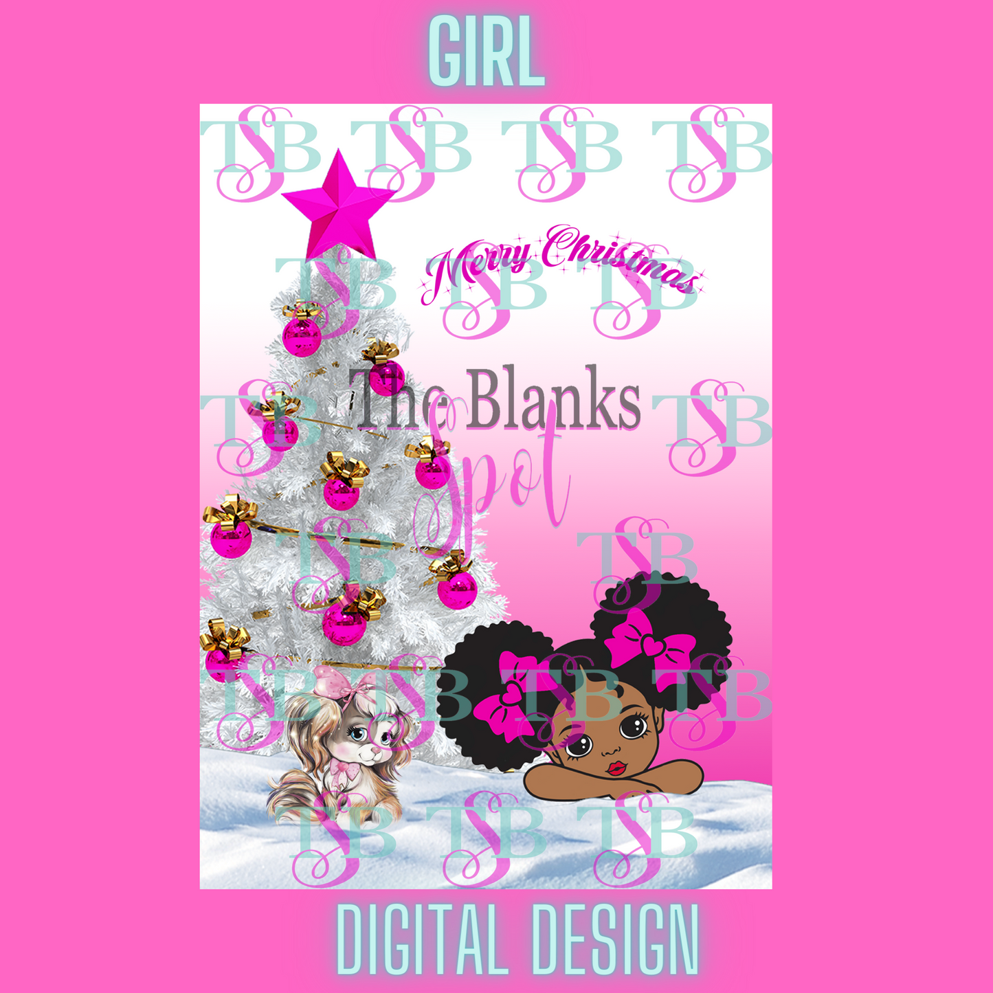 Little Girl or Boy Christmas DIGITAL FILE