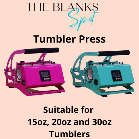 Tumbler Press (IF SHIPPING, MUST PURCHASE SEPARATE FROM OTHER ITEMS)