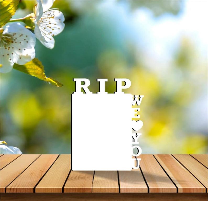 RIP Photo Frame for Sublimation
