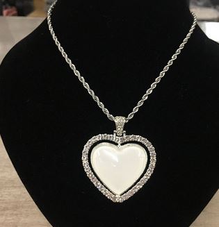 Rotating Necklaces Sublimation Gold and Silver Plated