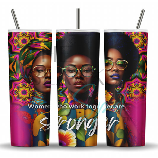 Women Who Work Tumbler Wrap (Digital Design)