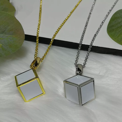 Cube Necklace for Sublimaiton