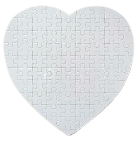 Heart-Shaped Puzzle 75pc