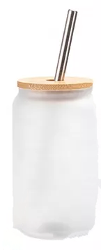 Frosted Gradient Sublimation Jar (13oz)